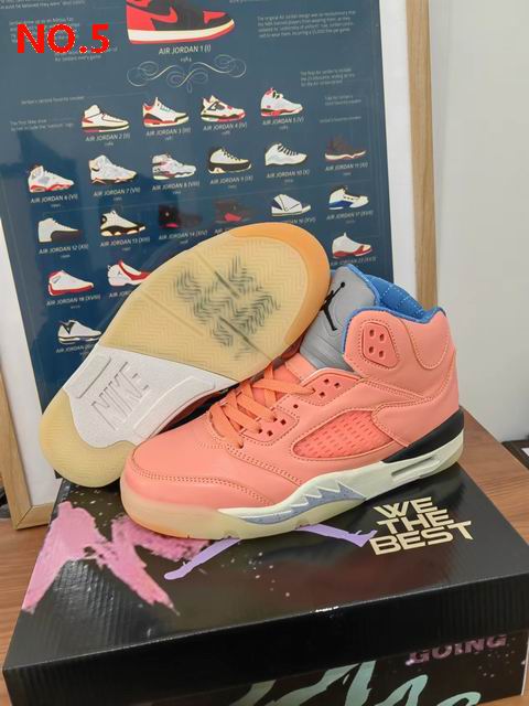 Air Jordan 5 Men Shoes We The Best Orange;